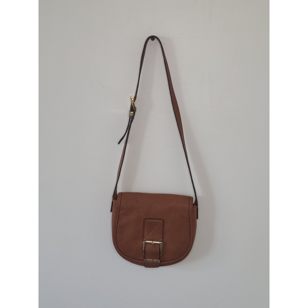 Michael Kors Leather Brown Saddle bag